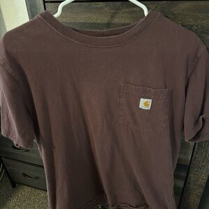 Carhartt Burgundy Pocket Tee